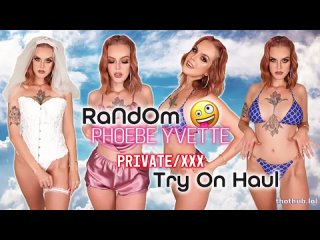 phoebe yvette random try-on haul with a happy ending big ass