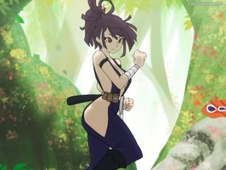 yuzuriha - 1/2; with clothes; 3d sex porno hentai; (by @twistedgrim) [jigokuraku | hell s paradise]